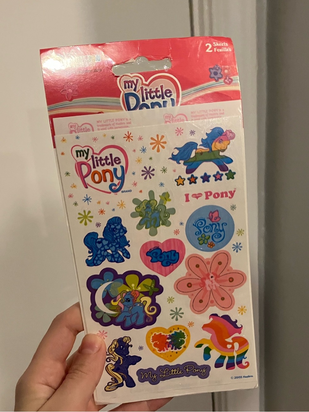 Vintage Deadstock My Little Pony Stickers New